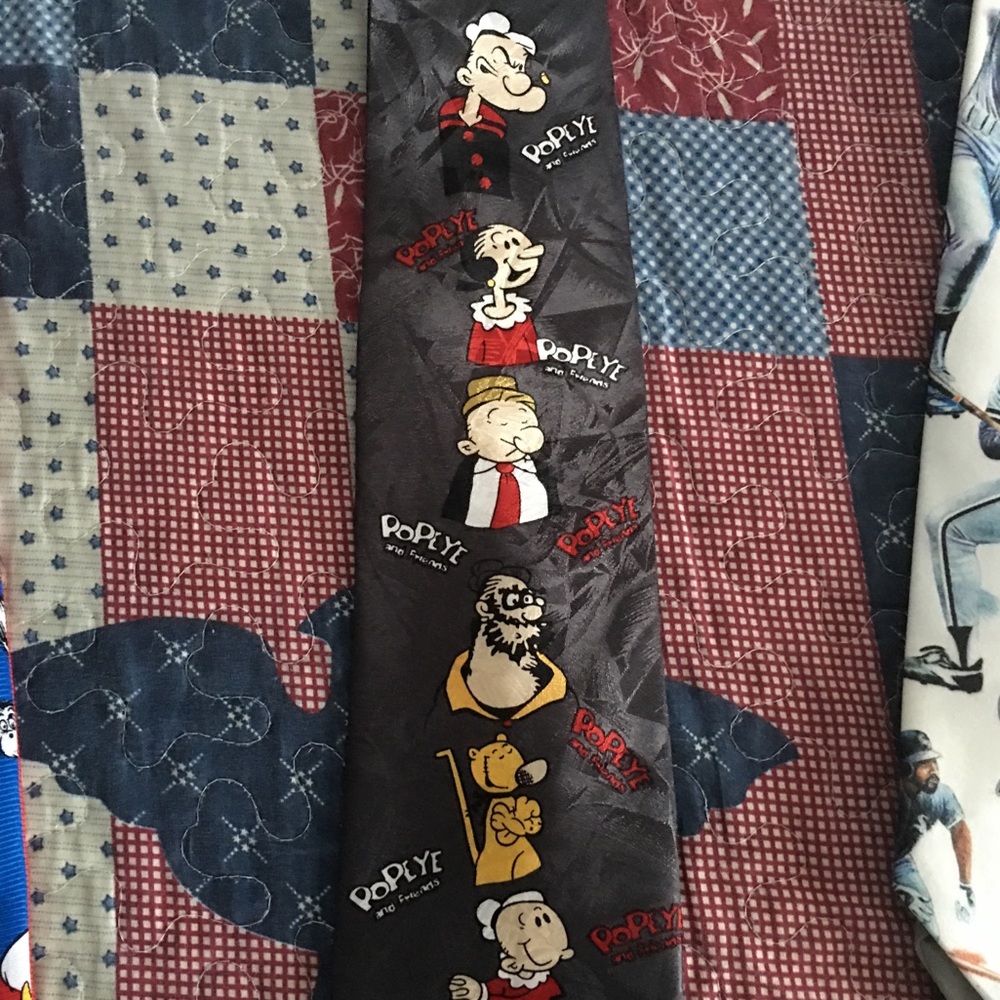 Popeye character tie